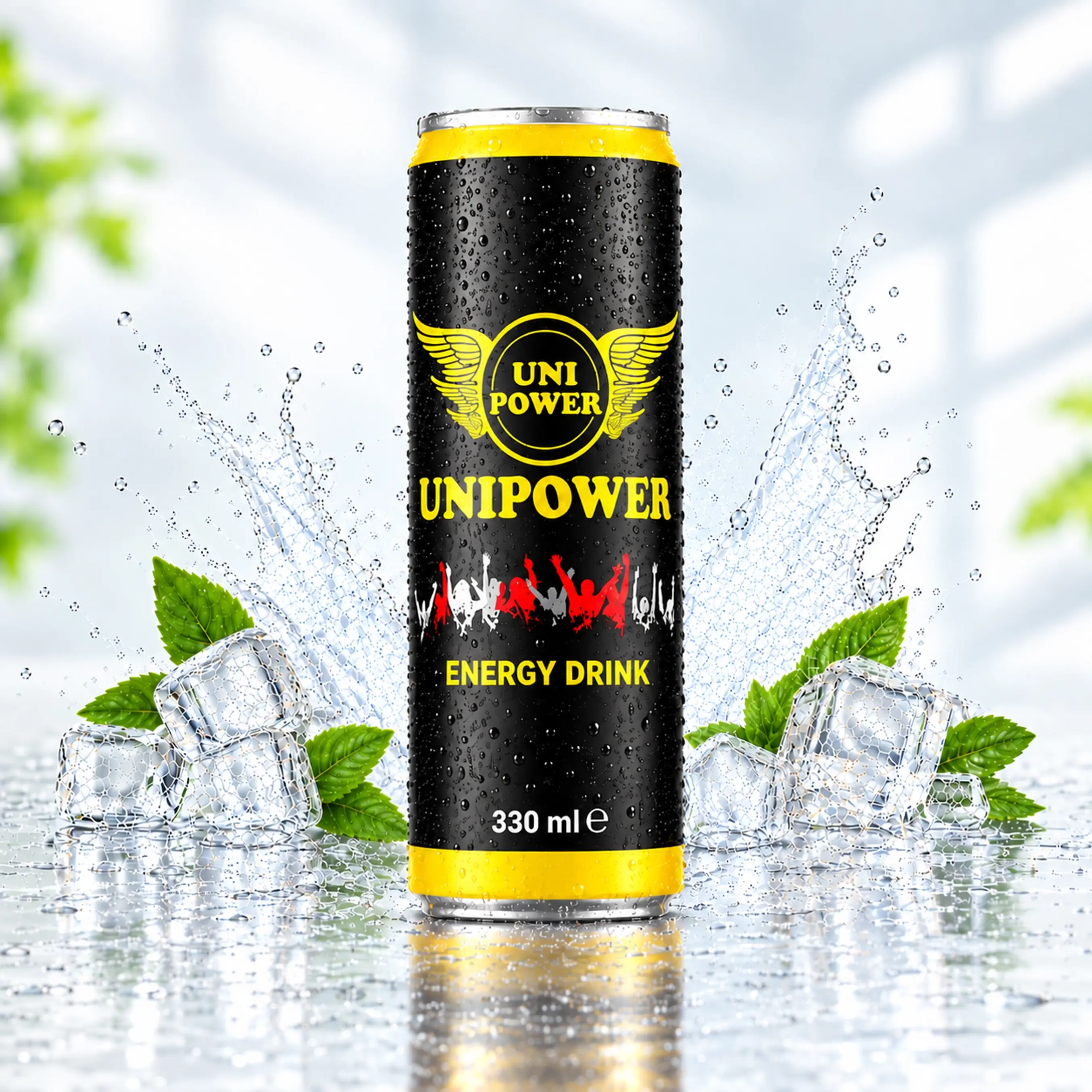 Uni Power 330 ml energy drink can